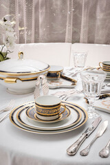 Old vintage antique royal
dishes and appliances