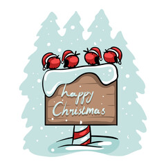 Christmas singing birds