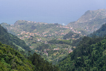 Fototapeta na wymiar Landscape with Maderia village