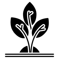 A perfect design icon of sprout