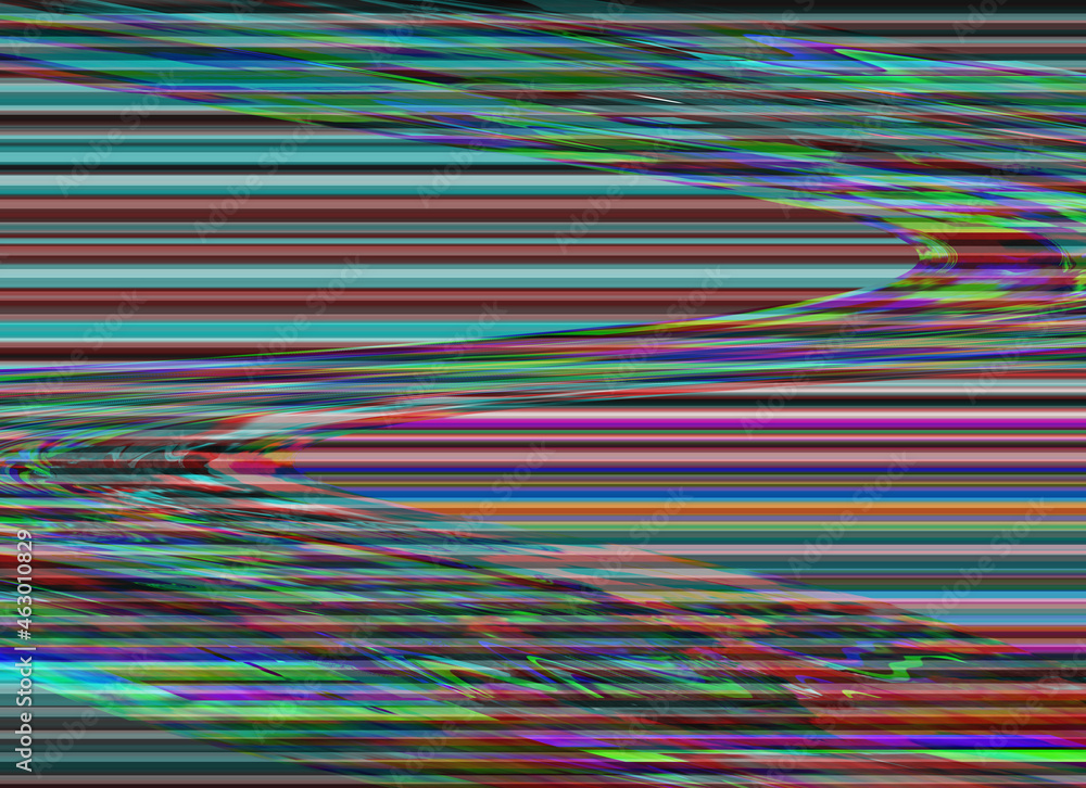 Poster glitch noise photo tv screen background computer error digital pixel noise abstract design photo gli