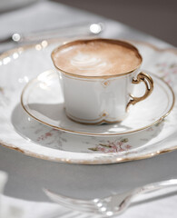 Old vintage antique royal 
dishes and appliances
