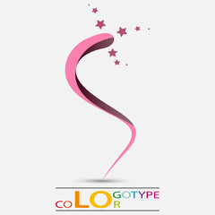 Colorful geometric vector business icon,logo, sign, symbol