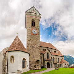 Fototapeta na wymiar View at the Church of Santa Maria Assunta in Scena - Italy