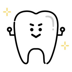 丈夫でキレイな歯　キャラクター