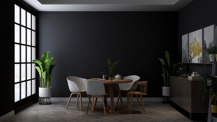 industrial office lobby waiting room for company logo mockup