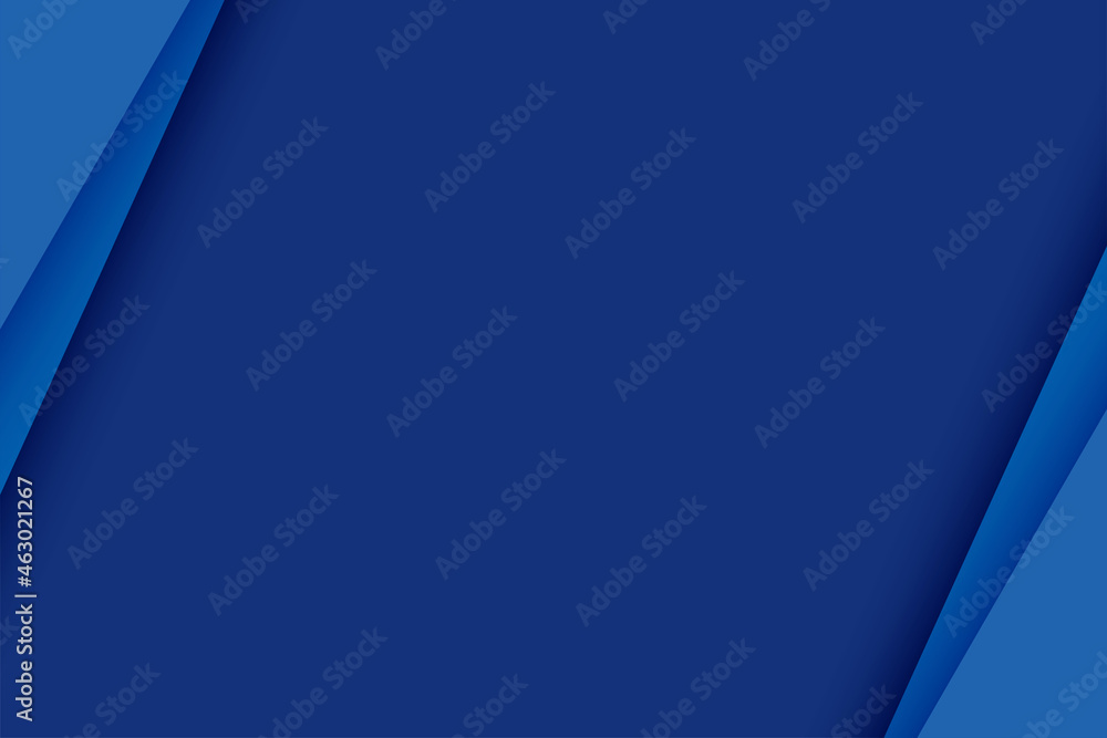 Poster blue paper layer abstract background. paper cut layered with space for text.