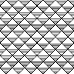 The simple geometric seamless pattern design. 