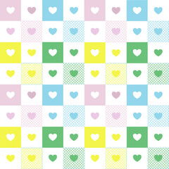 So sweet heart seamless pattern design for decorating wallpaper,card,wrapping paper,fabric,backdrop.space for your text,copy space.