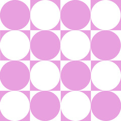 Seamless pattern of polka dot on square.For background, fabric,card.texture.