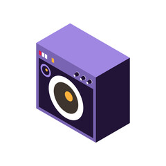 Speaker Isometric Icon
