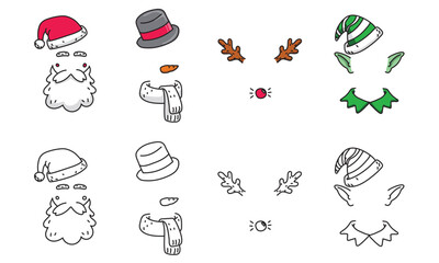 Christmas faces photo filters