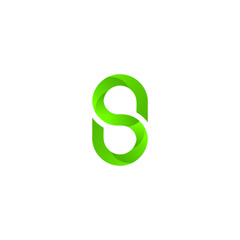 S Logo.S Letter Icon Design Vector Illustration.