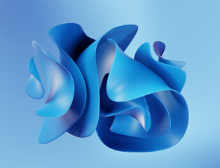 colorful background with Fluid gradient shapes composition 3d render