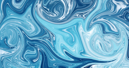 Bluish abstract liquid marble background