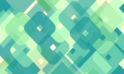 Rounded Square shape geometric background. Vector illustration