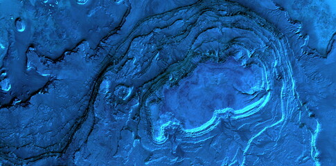   abstract photography of the deserts of Africa from the air. aerial view of desert landscapes,...