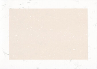 White Japanese paper texture frame background .