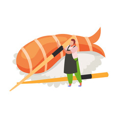 Flat Sushi Icon