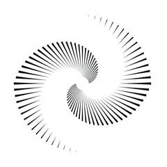 Rotating speed Lines in Spiral Form for comic books . fireworks Explosion background . Vector Illustration . Starburst
 round Logo . Spiral Design element . Abstract Geometric star rays . Sunburst .