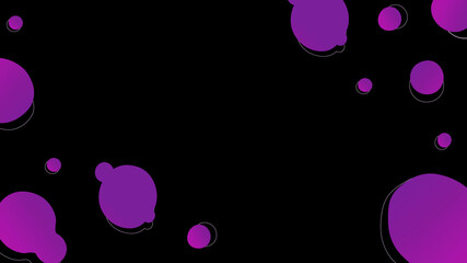 purple spots trendy memphis style. geometric color memphis designs. modern design with bright color spots