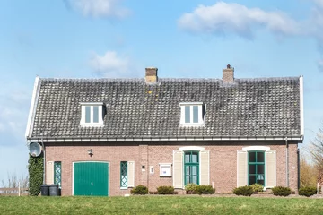 Foto auf Leinwand Dike house near Amerongen, Utrecht Province, The Netherlands © Holland-PhotostockNL