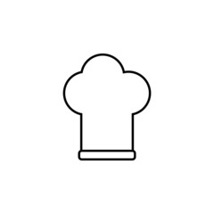 chef hat icon, cook vector, hat illustration