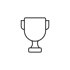 trophy icon, winner vector, prize illustration