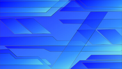 Abstract  Blue Background with Arrows