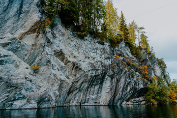 karelia autumn russia forest woods