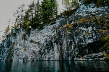karelia autumn russia forest woods