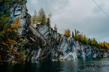 karelia autumn russia forest woods