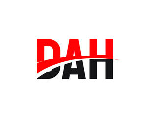 DAH Letter Initial Logo Design Vector Illustration