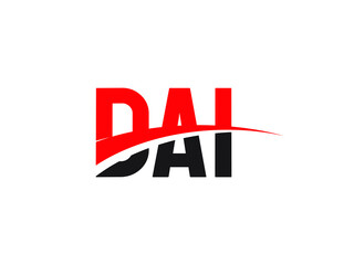DAI Letter Initial Logo Design Vector Illustration