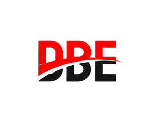 DBE Letter Initial Logo Design Vector Illustration