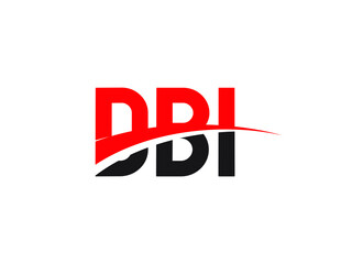 DBI Letter Initial Logo Design Vector Illustration