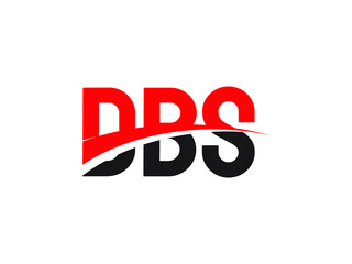 DBS Letter Initial Logo Design Vector Illustration
