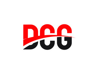 DCG Letter Initial Logo Design Vector Illustration