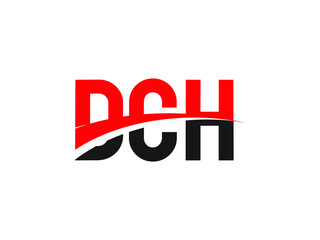 DCH Letter Initial Logo Design Vector Illustration
