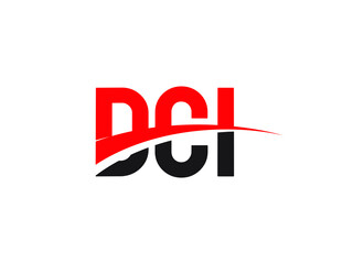 DCI Letter Initial Logo Design Vector Illustration