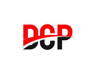 DCP Letter Initial Logo Design Vector Illustration