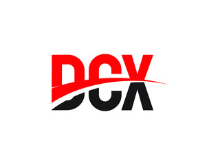 DCX Letter Initial Logo Design Vector Illustration