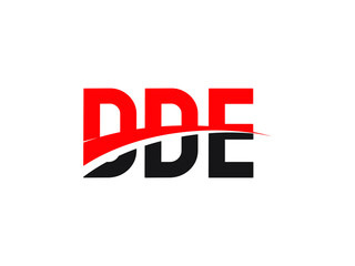 DDE Letter Initial Logo Design Vector Illustration