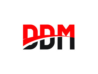 DDM Letter Initial Logo Design Vector Illustration