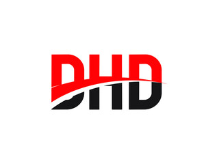 DHD Letter Initial Logo Design Vector Illustration