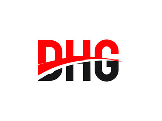 DHG Letter Initial Logo Design Vector Illustration