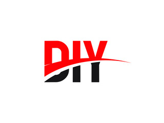 DIY Letter Initial Logo Design Vector Illustration