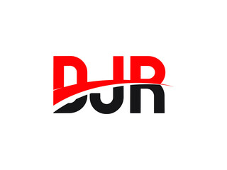DJR Letter Initial Logo Design Vector Illustration
