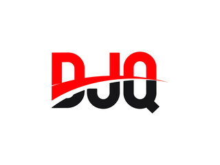 DJQ Letter Initial Logo Design Vector Illustration