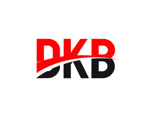 DKB Letter Initial Logo Design Vector Illustration